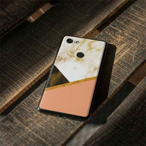 Colored Marble Google Pixel 3 Skin